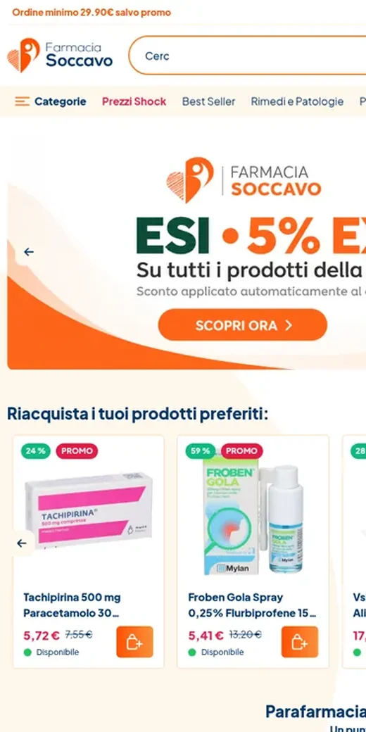Sito di Farmacia Soccavo